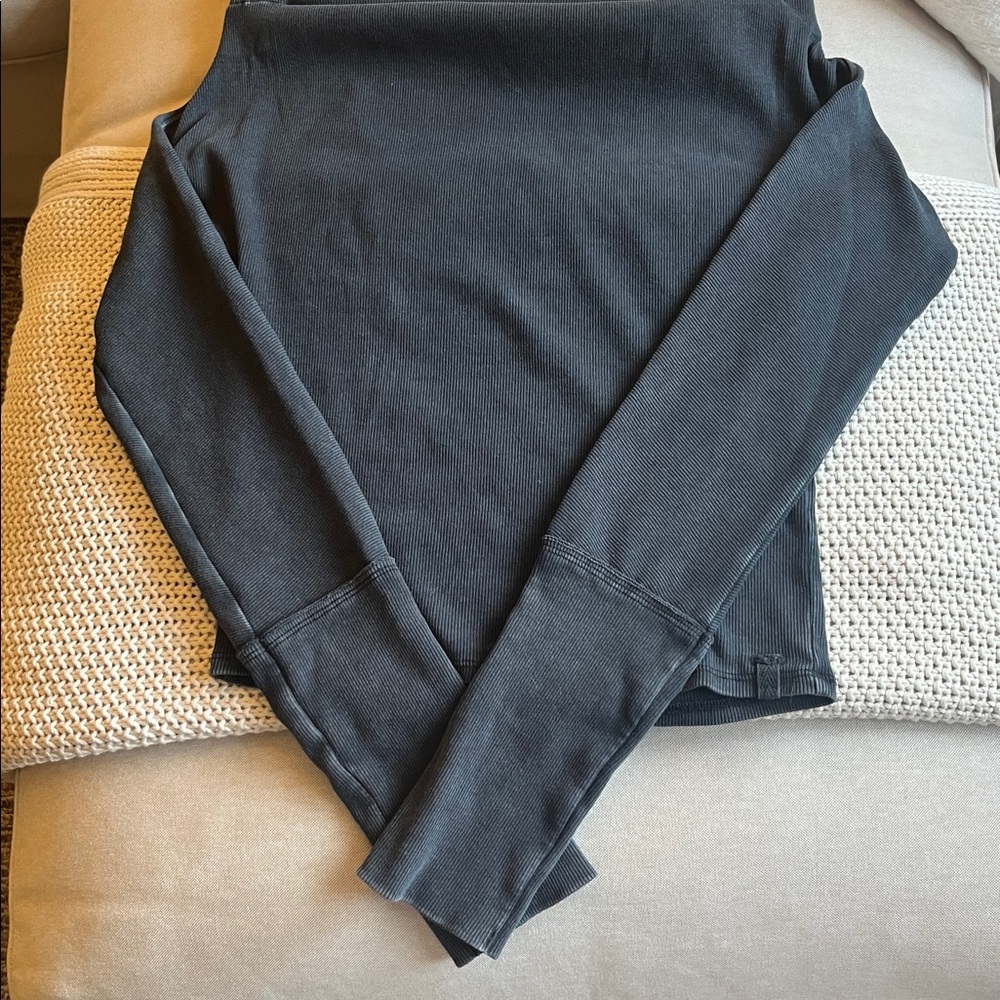 We the Free “Gigi” Off-the-Shoulder Ribbed Long sleeve - Picture 6 of 10